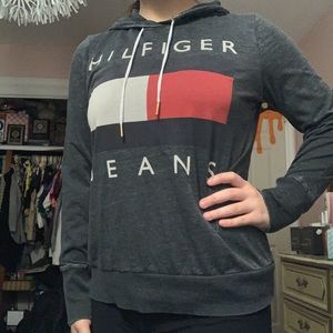 Tommy Hilfiger Logo Hooded Long Sleeve